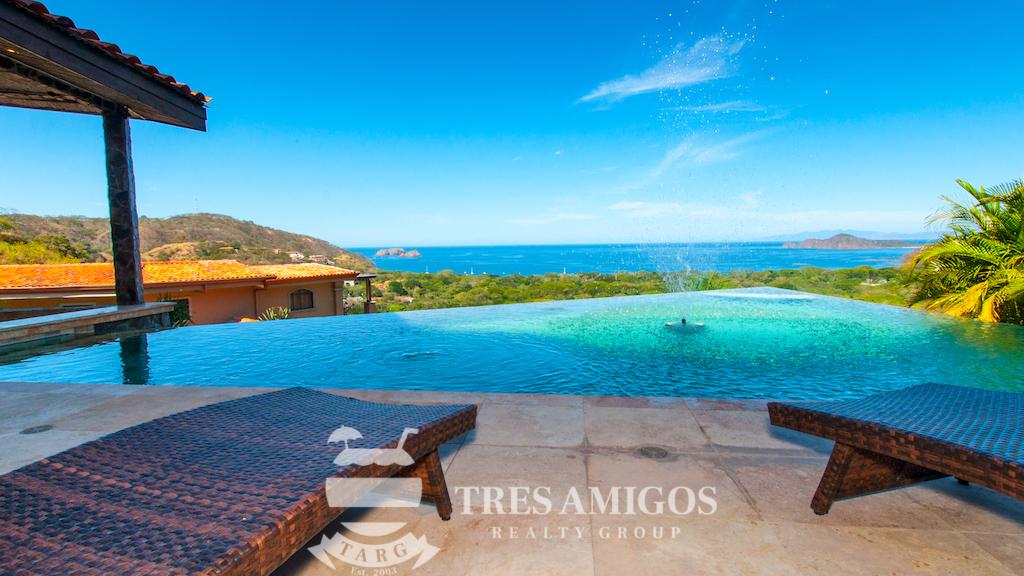 view from Hermosa Heights in Playa Hermosa Costa Rica